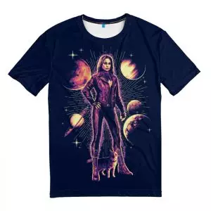 T-shirt Captain marvel and Cat Idolstore - Merchandise and Collectibles Merchandise, Toys and Collectibles 2