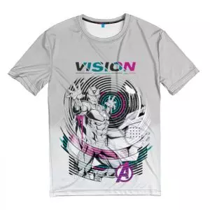 T-shirt Fan Art Vision Comic books Idolstore - Merchandise and Collectibles Merchandise, Toys and Collectibles 2
