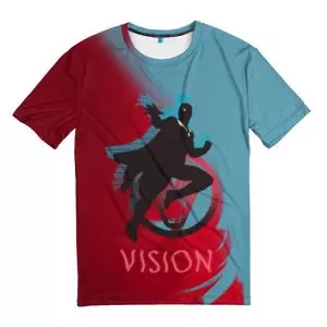 T-shirt Marvel Vision Fan Art Colored Idolstore - Merchandise and Collectibles Merchandise, Toys and Collectibles 2