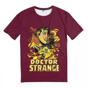 T-shirt Vintage Doctor Strange Red Idolstore - Merchandise and Collectibles Merchandise, Toys and Collectibles 2