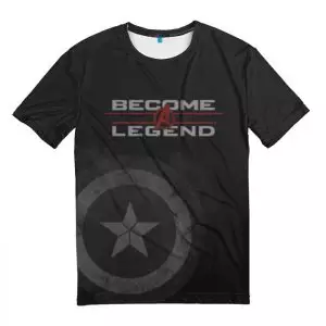 T-shirt Captain America become a legend Avengers Idolstore - Merchandise and Collectibles Merchandise, Toys and Collectibles 2