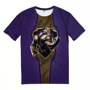 T-shirt Thanos Crest Avengers Endgame Idolstore - Merchandise and Collectibles Merchandise, Toys and Collectibles 2