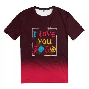 T-shirt I love you 3000 Tony Stark Avengers Idolstore - Merchandise and Collectibles Merchandise, Toys and Collectibles 2