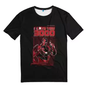 T-shirt I love you 3000 Avengers top cloth Idolstore - Merchandise and Collectibles Merchandise, Toys and Collectibles 2