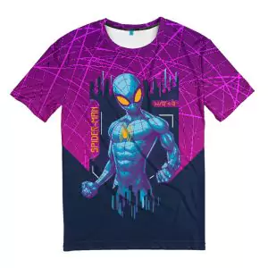 T-shirt Dark Purple Night Spider-man Idolstore - Merchandise and Collectibles Merchandise, Toys and Collectibles 2