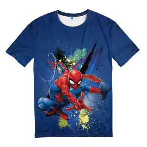 T-shirt Cartoon Spider-man w/ spiderweb Idolstore - Merchandise and Collectibles Merchandise, Toys and Collectibles 2