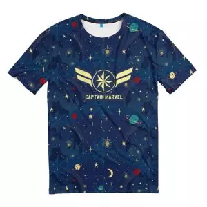 T-shirt Star force Logo Blue Captain marvel Idolstore - Merchandise and Collectibles Merchandise, Toys and Collectibles 2