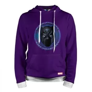 Hoodie Black panther Purple T’challa Idolstore - Merchandise and Collectibles Merchandise, Toys and Collectibles 2