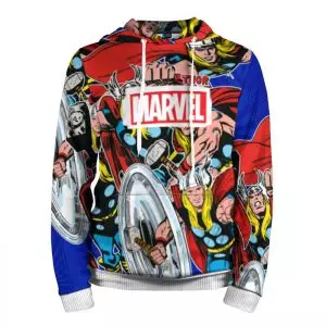 Hoodie Thor’s Pattern Comic books Old style Idolstore - Merchandise and Collectibles Merchandise, Toys and Collectibles 2