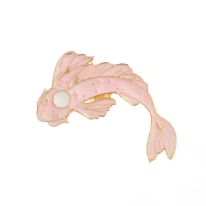 Pin Dream Fish Pink enamel brooch Idolstore - Merchandise and Collectibles Merchandise, Toys and Collectibles 2