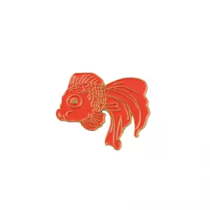 Pin Japanese Fish Red enamel brooch Idolstore - Merchandise and Collectibles Merchandise, Toys and Collectibles 2