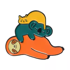 Pin Sleeping Animals enamel brooch Idolstore - Merchandise and Collectibles Merchandise, Toys and Collectibles 2