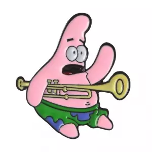 Pin Trumpet Patrick Spongebob enamel brooch Idolstore - Merchandise and Collectibles Merchandise, Toys and Collectibles 2