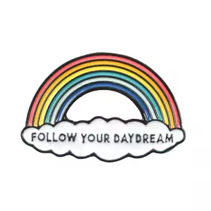 Pin Follow Your Daydream Rainbow enamel brooch Idolstore - Merchandise and Collectibles Merchandise, Toys and Collectibles 2