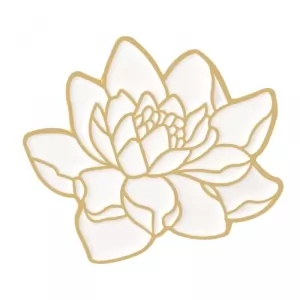 Pin White Lotus enamel brooch Idolstore - Merchandise and Collectibles Merchandise, Toys and Collectibles 2