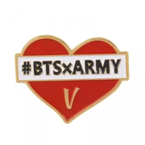 Pin BTS Army V enamel brooch Idolstore - Merchandise and Collectibles Merchandise, Toys and Collectibles 2