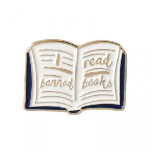 Buy pin red books opened book enamel brooch - product collection