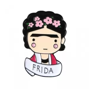 Pin Frida Kahlo Cute enamel brooch Idolstore - Merchandise and Collectibles Merchandise, Toys and Collectibles 2