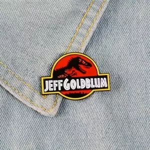 Pin Jeff Goldblum Jurassic Park enamel brooch Idolstore - Merchandise and Collectibles Merchandise, Toys and Collectibles 2