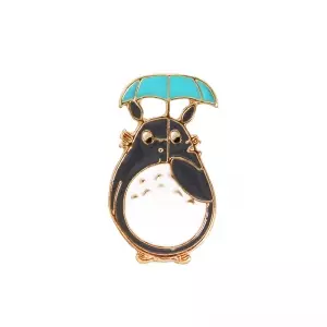 Pin My Neighbor Totoro with Umbrella enamel brooch Idolstore - Merchandise and Collectibles Merchandise, Toys and Collectibles 2