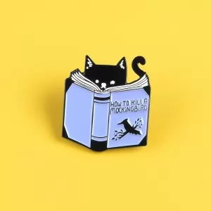 Pin How to kill a mockingbird Cat enamel brooch Idolstore - Merchandise and Collectibles Merchandise, Toys and Collectibles 2