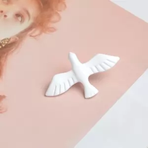 Pin White Pigeon Dove enamel brooch Idolstore - Merchandise and Collectibles Merchandise, Toys and Collectibles 2