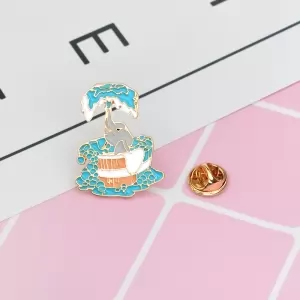 Pin Elephant Fountain enamel brooch Idolstore - Merchandise and Collectibles Merchandise, Toys and Collectibles 2