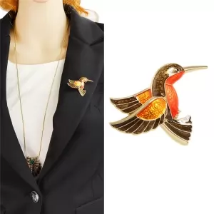 Brooch Hummingbird Orange Idolstore - Merchandise and Collectibles Merchandise, Toys and Collectibles 2