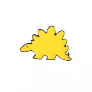 Pin Stegosaurus Yellow Dinosaur enamel brooch Idolstore - Merchandise and Collectibles Merchandise, Toys and Collectibles 2