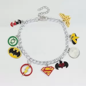 Bracelet DC Universe Logo Badges Set Idolstore - Merchandise and Collectibles Merchandise, Toys and Collectibles 2