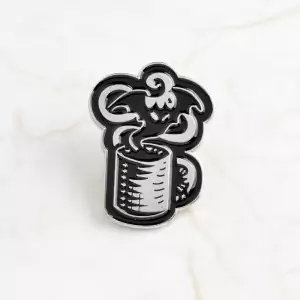 Pin Ghost Bat in a Mug enamel brooch Idolstore - Merchandise and Collectibles Merchandise, Toys and Collectibles 2
