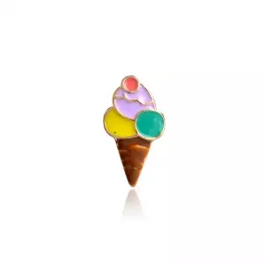Pin Ice Cream Cone enamel brooch Idolstore - Merchandise and Collectibles Merchandise, Toys and Collectibles 2