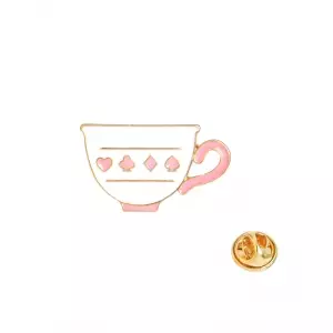 Pin Cup of Tea Alice in Wonderland enamel brooch Idolstore - Merchandise and Collectibles Merchandise, Toys and Collectibles 2