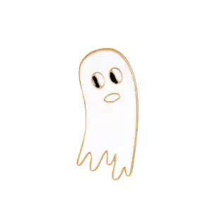 Pin Ghost White enamel brooch Idolstore - Merchandise and Collectibles Merchandise, Toys and Collectibles 2