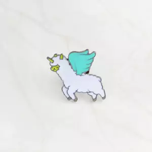 Pin Lama Unicorn enamel brooch Idolstore - Merchandise and Collectibles Merchandise, Toys and Collectibles 2