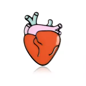 Pin Anatomical Heart enamel brooch Idolstore - Merchandise and Collectibles Merchandise, Toys and Collectibles 2