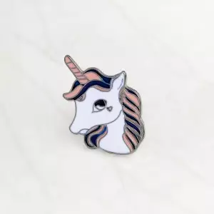 Pin Unicorn Violet Mane Pony enamel brooch Idolstore - Merchandise and Collectibles Merchandise, Toys and Collectibles 2