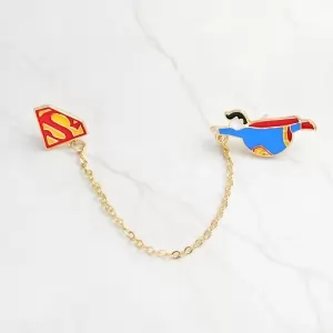 Pin Fat Superman on Chain enamel brooch Idolstore - Merchandise and Collectibles Merchandise, Toys and Collectibles 2