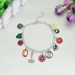 Bracelet Marvel Superheroes Logos set Idolstore - Merchandise and Collectibles Merchandise, Toys and Collectibles 2