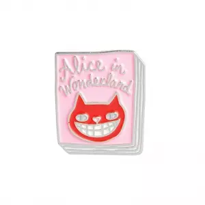 Pin Alice in Wonderland Book enamel brooch Idolstore - Merchandise and Collectibles Merchandise, Toys and Collectibles 2