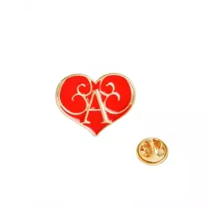 Pin Heart Alice in Wonderland enamel brooch Idolstore - Merchandise and Collectibles Merchandise, Toys and Collectibles 2