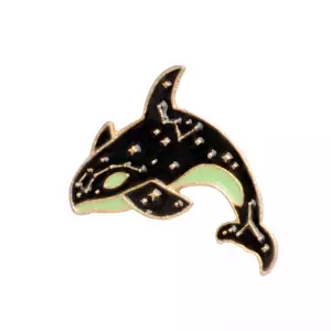 Pin Whale of Stars enamel brooch Idolstore - Merchandise and Collectibles Merchandise, Toys and Collectibles 2