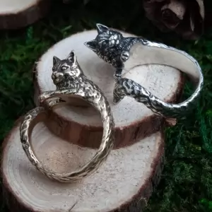 Wise cat ring jewellery Animals Hanmade Idolstore - Merchandise and Collectibles Merchandise, Toys and Collectibles 2