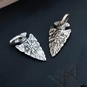 Viking Necklace arrowhead pendant Norse mythology Idolstore - Merchandise and Collectibles Merchandise, Toys and Collectibles 2