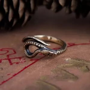 Snake ring Serpent Hanmade Mystic Idolstore - Merchandise and Collectibles Merchandise, Toys and Collectibles 2