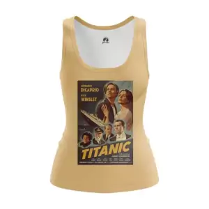 Women’s Tank  Titanic Print Cover Poster Vest Idolstore - Merchandise and Collectibles Merchandise, Toys and Collectibles 2