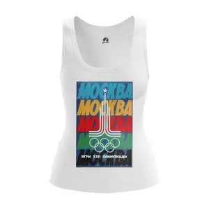 Women’s Tank  Moscow 1980 Olympic games Clothing Vest Idolstore - Merchandise and Collectibles Merchandise, Toys and Collectibles 2