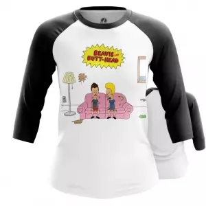 Women’s Raglan Beavis and Butthead Merchandise Idolstore - Merchandise and Collectibles Merchandise, Toys and Collectibles 2