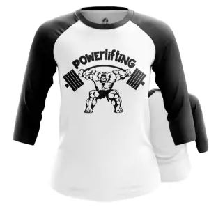 Women’s Raglan Powerlifting Merch Idolstore - Merchandise and Collectibles Merchandise, Toys and Collectibles 2