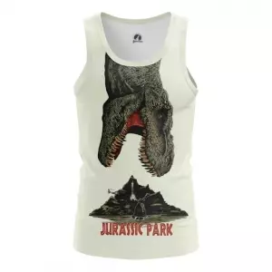 Men’s tank T-Rex Jurassic Park Vest Idolstore - Merchandise and Collectibles Merchandise, Toys and Collectibles 2
